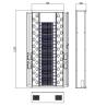Buy cheap DA-ODF 960F Fiber Optic Distribution Frame from wholesalers