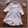Buy cheap 43.4in Striped Summer Children'S Clothing White Overalls Casual Strap Shorts from wholesalers