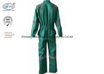 Working Safety Green Fr Cotton Coveralls / Fire Resistant Insulated Coveralls