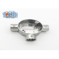 Buy cheap 3/4" 1" BS31 Conduit Aluminum Fitting Circular Box 3 Way / Tee Box Iso product