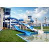 Buy cheap Swimming Pool Spiral Water Slide / Splash Water Slide 15 - 20 M Platform Height from wholesalers