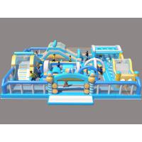 Buy cheap PVC Tarpaulin Inflatable Obstacles Course Customized With Multi Color product