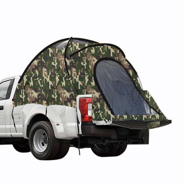 Buy cheap (200+50)*170*170CM All Weather Camouflage Waterproof Polyester 210D Pop Up Pickup Truck Rear Tent For Outdoor Camping from wholesalers
