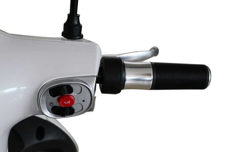 2019 Thunder White Moped Scooter Electric With Pedal Charging Time 6-8h Display LED/LCD