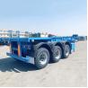 Buy cheap 3 Axle 6m 20ft Skeleton Trailer Truck 20ft Skeletal Trailer For Sale from wholesalers