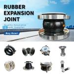 3 6 Flanged Rubber Expansion Joint Ansi 150lb Din Pn16 Galvanised Flange Full