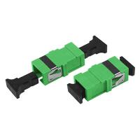 Buy cheap Simplex SC Fiber Optic Adapter Short Flange Single mode No Flange Plastic Coupler product