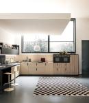Customized Modern Storage Furniture High Gloss Lacquer Kitchen Cabinet With