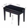 Buy cheap Craft Clear Acrylic Piano Stand for sale with Acrylic piano accessories piano bench adjustable keyboard piano bench from wholesalers