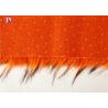 Buy cheap Orange Jacquard Plush Faux Fur Fabric Auto Upholstery Garment Boots Toys Hometextile from wholesalers