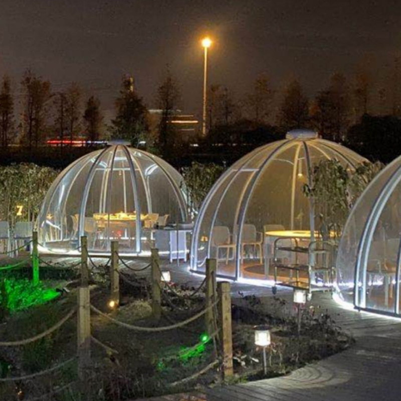 Outdoor camping Spherical star tent Hotel Homestay Room Star Room pc transparent glass house