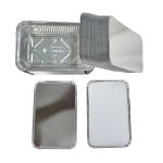 Environmental Friendly Disposable Rectangle Take Away Aluminum Foil Container