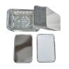 Buy cheap Environmental Friendly Rectangular Disposable Aluminum Foil Tray With Paper Board Lids from wholesalers