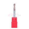 Buy cheap 1mm 3mm 4mm ball nose end mill cutter for stainless steel double flute TiSiN Coating from wholesalers