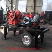 Buy cheap Mini Mobile Primary Stone Jaw Crusher For Ballast Crushing Compressive Force product