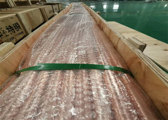 OEM OD 25.4mm Heat Exchanger Copper Tube CU-DHP C12000 Material