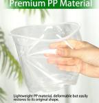 Transparent Phalaenopsis Flower Pot With Not Coated Finishing