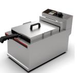220-240v Siver Stainless Steel Restaurant Fry Machine Mechanical 0-200\u2103