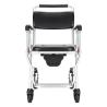 Buy cheap Folding Commode Shower Chair With Bedpan Home Care 26*56*87CM Black from wholesalers