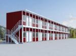 Buy cheap Self-made flat pack container house hotel for sale from wholesalers