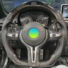 Buy cheap Leather / Carbon Fiber BMW Steering Wheel For F13 - F87 M2 M3 M4 from wholesalers