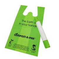 Buy cheap Rolled Compostable Retail T Shirt Bags For Shops Market Stalls Convenience product