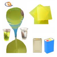 Buy cheap Tough Clear Yellow Polyurethane Liquid Plastic 80 Shore A For Casting Industrial product