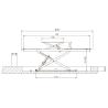 Buy cheap Scissor Alignment Hydraulic Car Lifting Machine 1800mm Vehicle Scissor Lift from wholesalers