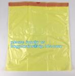 Cheap Medical Drawstring Biohazard Waste Bags, HDPE/LDPE drawstring type