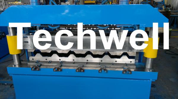 Buy cheap Metal Roof IBR Sheeting Roll Forming Machine For 0.3 - 0.8mm Material Thickness from wholesalers