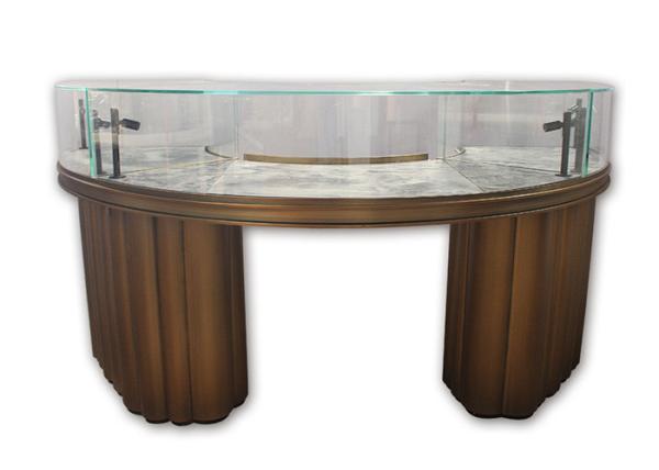 Buy cheap Brand Glass Jewelry Display Showcase Color Customized Retail Shop Fittings from wholesalers