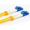 Buy cheap 2 Core Single Mode Fiber Optic Cable 3M G652D 9 / 125um Fiber Jumper Cables from wholesalers