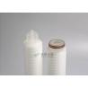 Buy cheap White Color Double Layers Water Filtration Cartridges 0.22 / 0.45 Micron from wholesalers