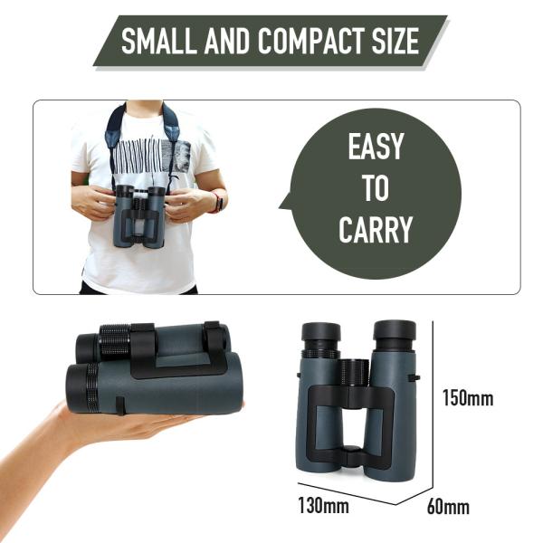 Buy cheap 10x42 ED Binoculars Extra Low Dispersion Objective Lenses Outdoor Telescope from wholesalers