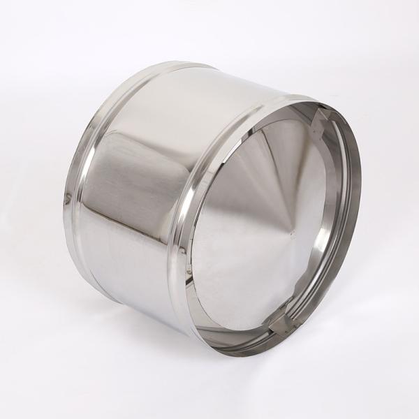 Heat Resistance Wood Stove Through Wall Kit , Wood Stove Smoke Pipe Sets Easily