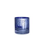 Newest design home decorative lead free crystal lantern glass candle holder