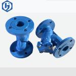 Cast Iron Y Type Strainer Double Flange Water , Stainless Steel Y Strainer