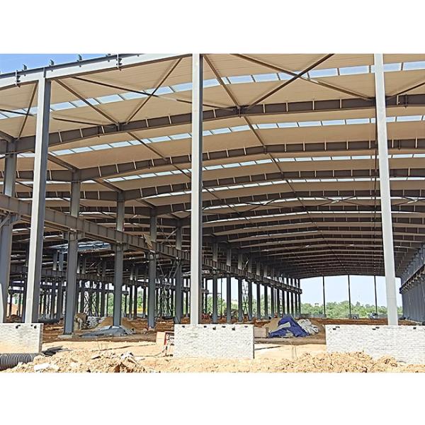 Buy cheap Industrial Pre Engineered Metal Buildings Warehouse Hangar Showroom Supermarket Building from wholesalers