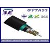 Buy cheap Double Black Jacket Outdoor Fiber Optic Armoured Cable Mositure Proof For Communication from wholesalers