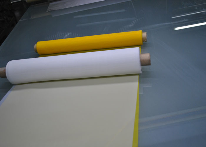 Buy cheap FDA Certificate Polyester Screen Printing Mesh With White And Yellow from wholesalers
