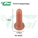 Animal Feeding Bottle 1 Gallon Volume Calf Bottle Bucket With 7x7mm Cross Nipple