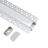 Buy cheap LED Strip Light Recessed Drywall Aluminium Channel Extrusion For Plaster Gypsum from wholesalers