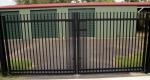 Customized Black Zinc Steel Metal Garrison Fence Panels Maintenance Free