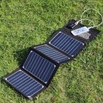 Dual USB Charger 20W Foldable Solar Panel Bag Fold Away Solar Panels Lightweight