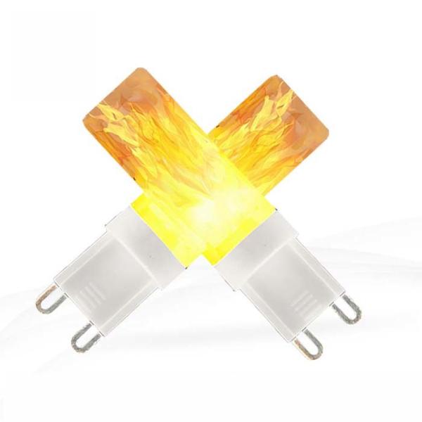 Buy cheap G9 Led Flame Light Bulb 220-240v 0.5w Flickering Fire Light For Home Decoration from wholesalers