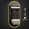 Buy cheap Polished Silver Tempered Glass Bathroom Mirror , Safety LED Bathroom Mirror from wholesalers