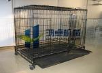 Buy cheap Stainless Steel Foldable Pet Cage Collapsible Metal Pet Crate With Removable from wholesalers