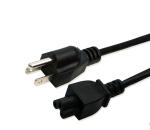 American 10A/16A 3pin black power cable 0.5m-10m copper power cord