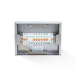 Stainless Steel Household Wall Electrical Enclosure Switch Circuit breaker Box 8