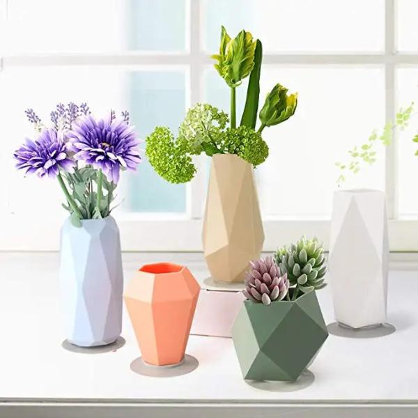 Buy cheap Nontoxic Silicone Flower Bottle Pot Harmless Multicolor Practical from wholesalers